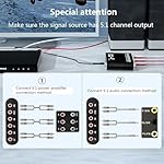 MICROWARE-5121-Audio-Rush-Digital-Sound-Decoder-ConverterOptical-SPDIF-Coaxial-to-51CH-21CH-Analog-Audio-6RCA-Output-for-Old-AV-Receiver