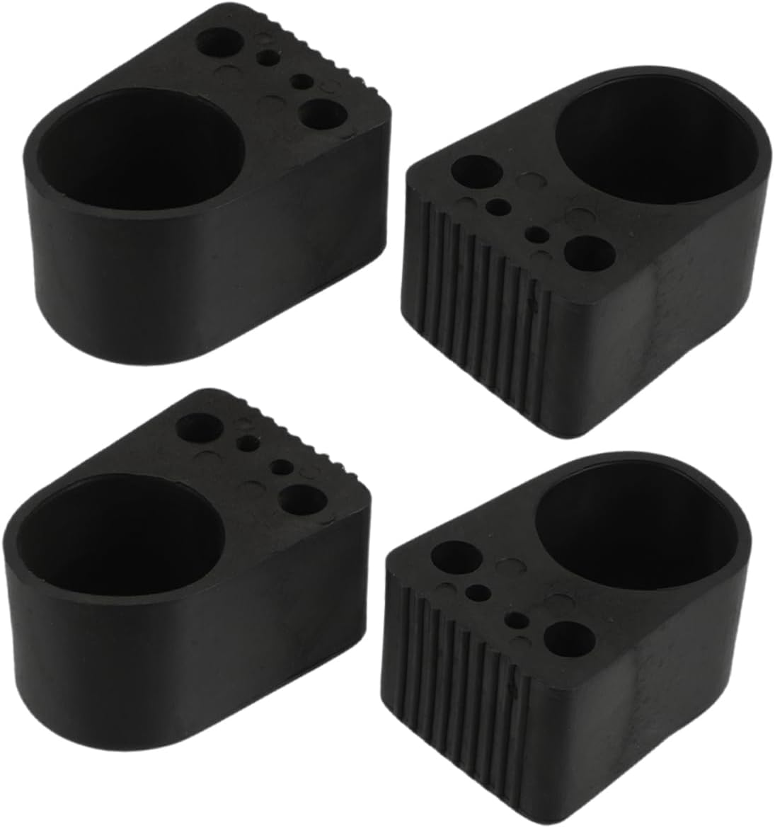 4Pcs Slip Leg Caps for Gym Equipment Inner Diameter Floor Protectors for Hardwood Tile Carpet Stability Boost Noise Reduction Pads for Fitness Machines