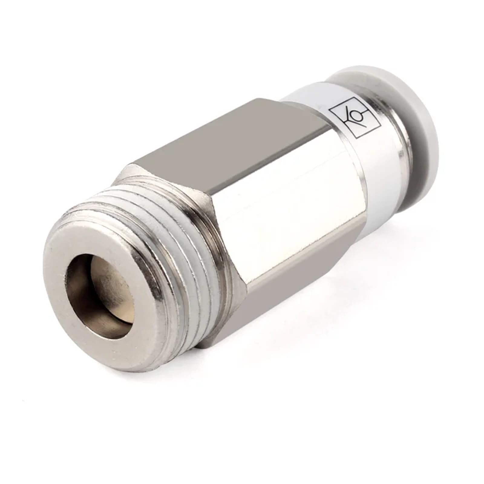 Pneumatyczny jednokierunkowy bezzwrotny zawór zwrotny typ prosty 4 mm 6 mm 8 mm złącze węża rura One-tou 1 szt. (10-3l8, SPC)