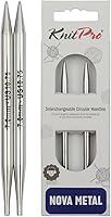 Vista 9 de KnitPro Nova - Agujas circulares intercambiables de 5 pulgadas (5.1 in) Tamaño de EE. UU. 2.5 (0.118 in)