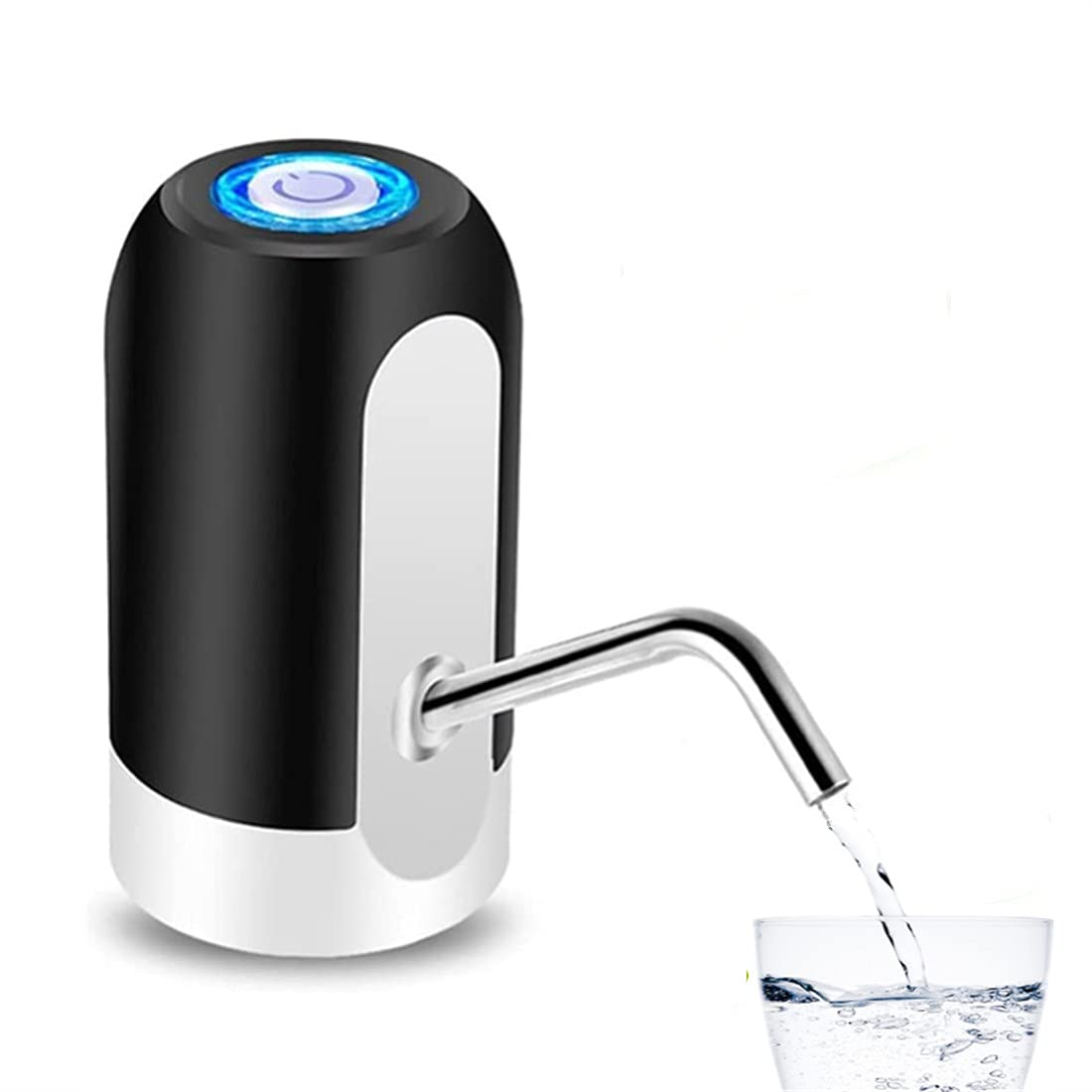QHTY 5 Gallon Water Pump,Water Pump for 5 Gallon Bottle USB Charging Automatic Drinking Water Pump Portable Electric Water Dispenser Water Bottle Switch