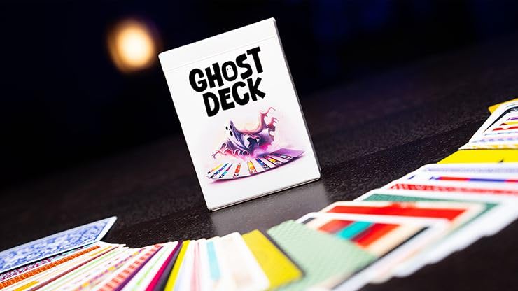 GHOST DECK by Murphy’s Magic – Trick Deck with Blank Faces, No Sleight of Hand, Easy Card Magic for Close-Up & Street Performers