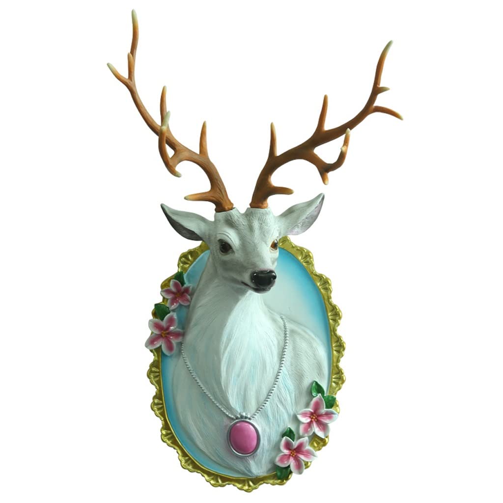 Tête de cerf lumineuse RJJ pendentif mural salon bureau chic