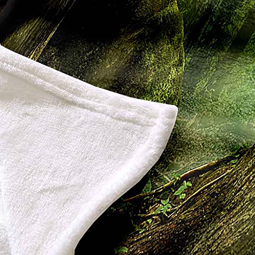 Couverture Impression 3D Papillon en Flanelle de Microfibre Haute Densité - 6