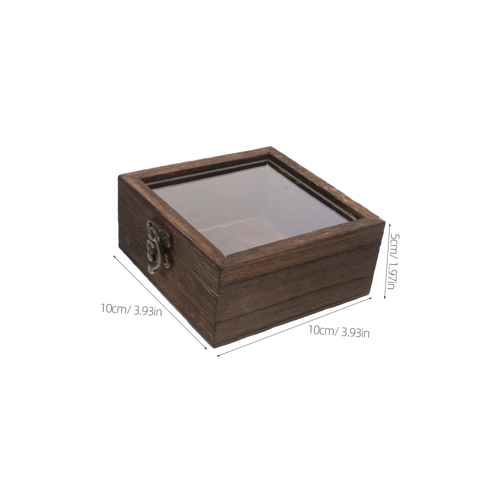 Anneome Sect Rearing Box Flip Top Butterfly Display Case Wooden Specimen Keeper Dried Flower Storage Multi-Purpose Keepsake Box