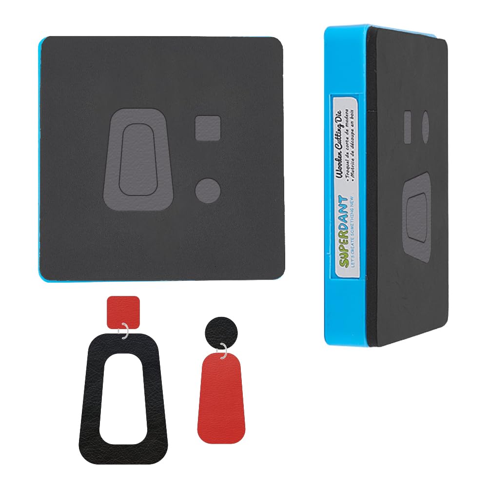 SUPERDANT Leder Stanzformen Creolen Für Frauen Statement Ohrringe Leder Stanzform Stanzmaschine 2 Stile Stanzmaschine Kunstleder Stanzform Für Frauen Und Mädchen Schmuck Baumelnde Ohrringe Geschenke