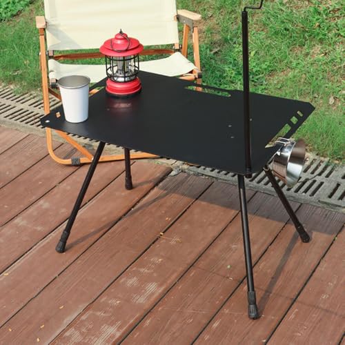 Table pliante de camping ultra compacte : finis les repas au sol