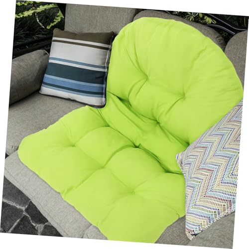 Coussin de chaise hamac en mousse haute densité et polyester vert de qualité - 5