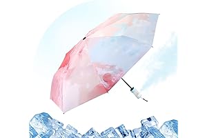 2024 3-in-1 Umbrella with Misting Fan and Sun Protection