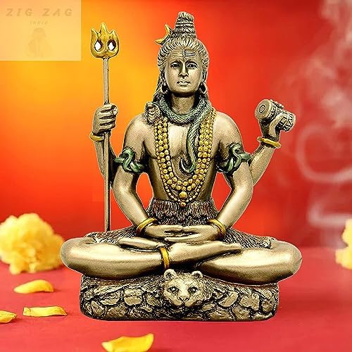 SHIVA出品 Amazon.com: ZIG ZAG Lord Shiva Mahakal Statue Decorative Hindu