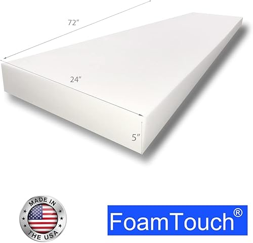Miniatura 6 de FoamTouch almohadón de espuma de alta densidad para tapicería 2 x 24 x 72 pulgadas