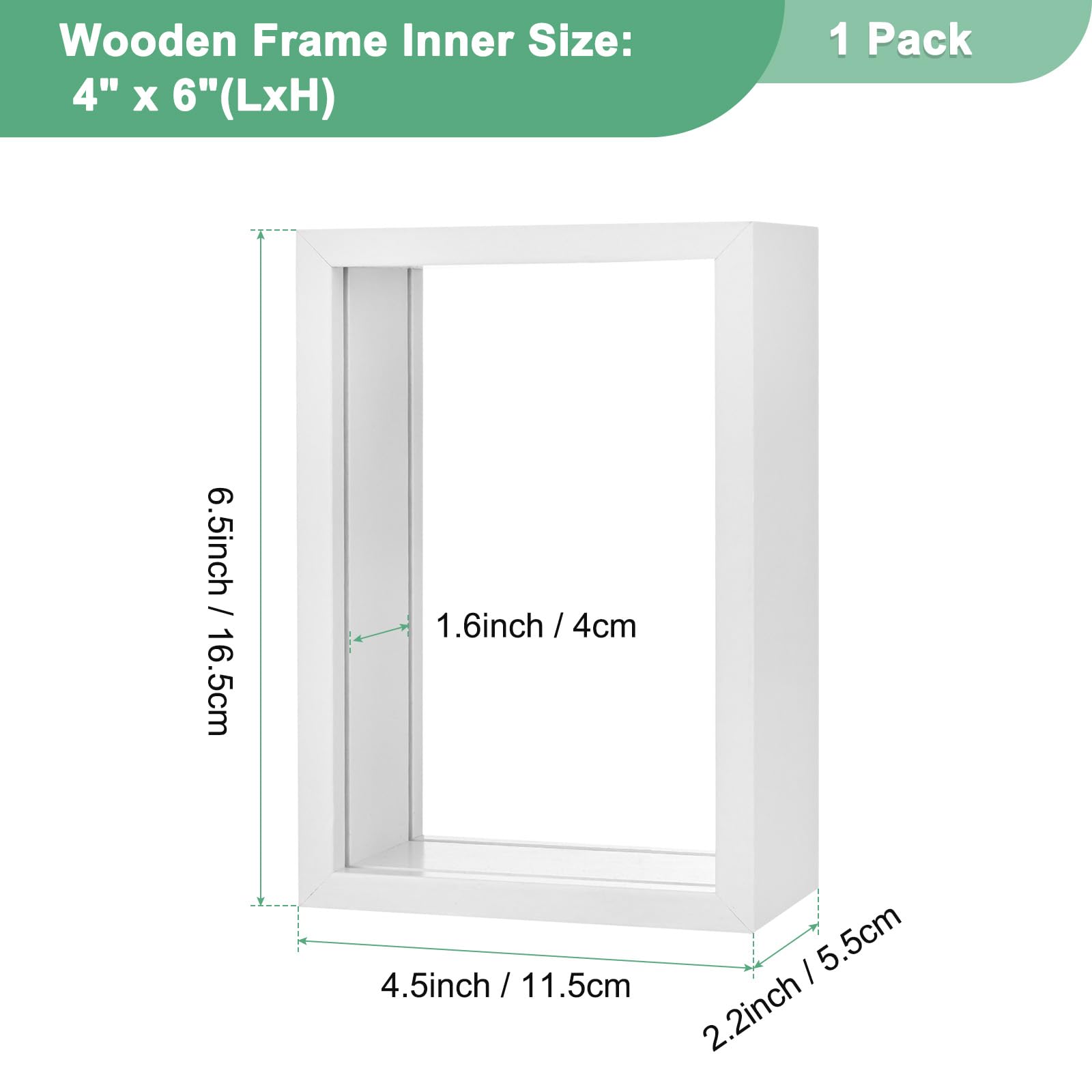 M METERXITY 1-Pack Dried Flower Frame - Image 3
