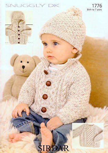 Sirdar Snuggly DK Baby Knitting Pattern 1776 by Sirdar