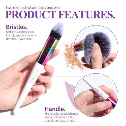 Image of BS-MALL Makeup Brushes Makeup Tools Kit Premium Synthetic Powder Foundation Contour Concealers Lip Brushes Set 18 Pcs