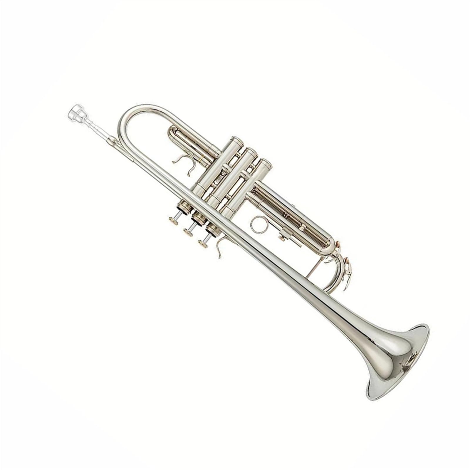 Standard Trompeten Trompete Flach B Messing Vernickelt Professionelle Trompete Instrument Anfänger Standard Trompete