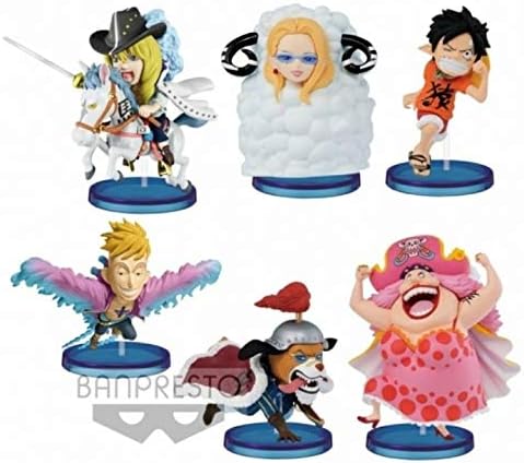 Amazon ワンピース コレクタブル ワーコレ Wcf ワールドコレクタブルフィギュア 十二支 Vol 2 全6種 ルフィ マルコ ビッグ マム フィギュア ドール 通販