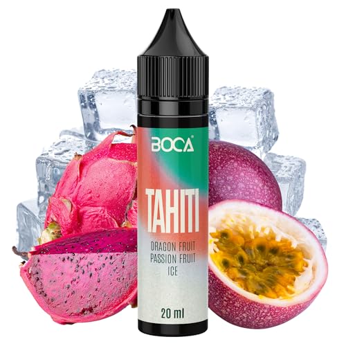 BOCA | Aroma Tahiti 20ml - Gusto Dragon Fruit e Passion Fruit Ghiacciato | Aroma Alimentare di Alta Qualità | Prodotto 100% Made in Italy