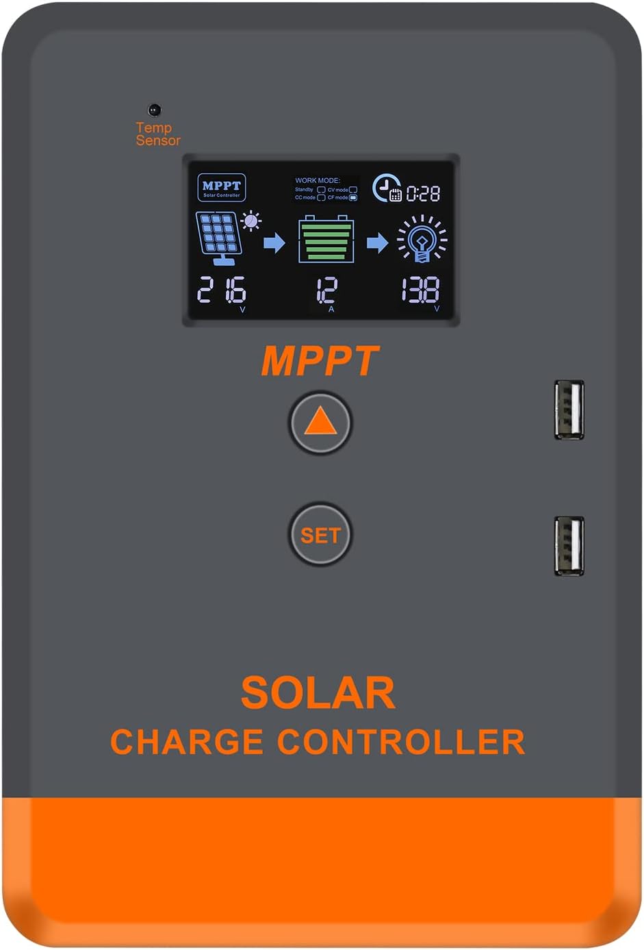 12Volt/24Volt Automatic Voltage MPPT Solar Controller Solar Panel