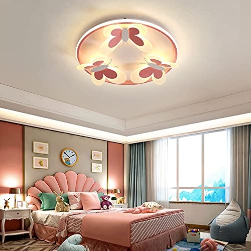 Susuo SSC766760-W3 Butterflies Led Chandelier, Girl'S Bedroom Ceiling Lighting In Pink & White thumb #2