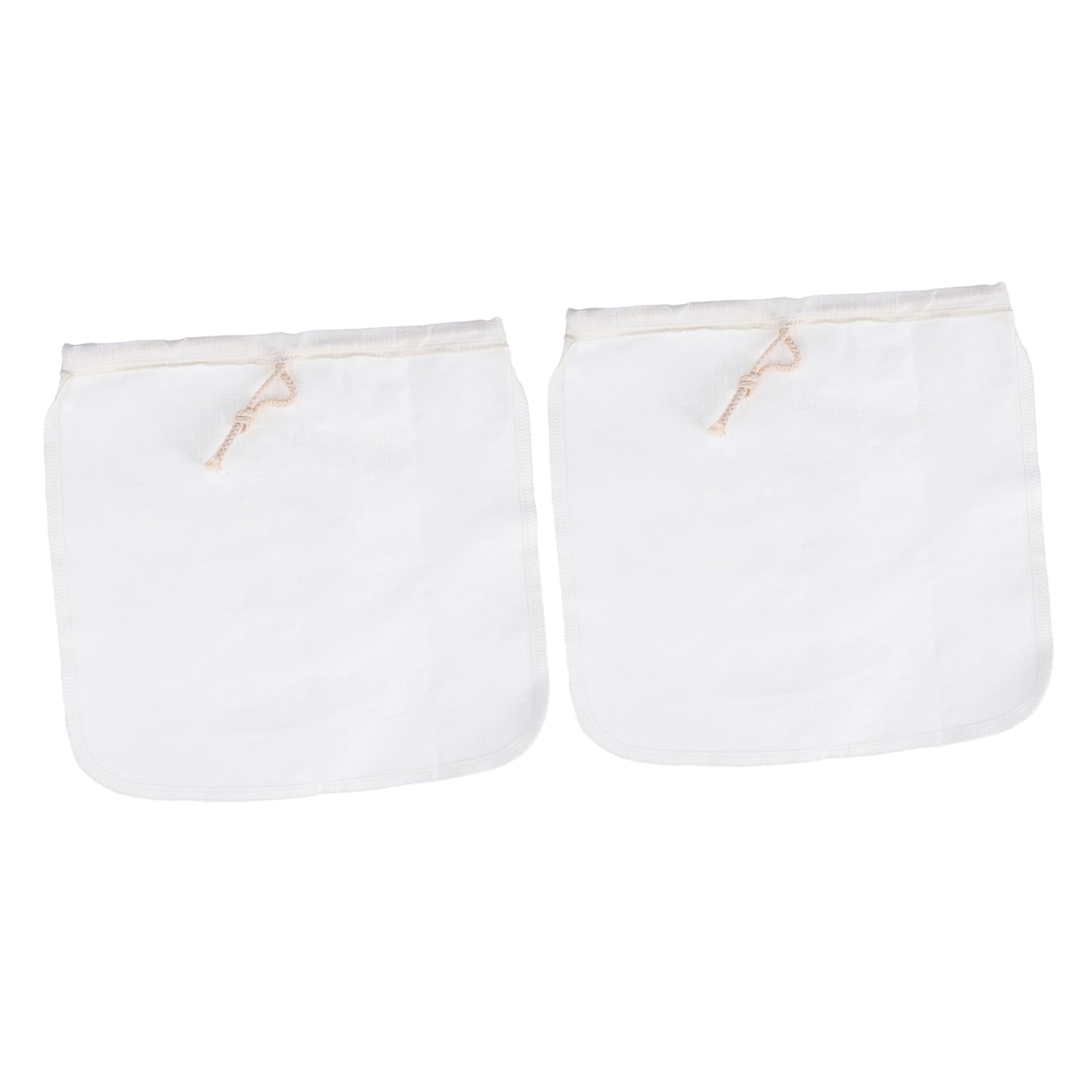 COLLBATH 2pcs Reusable Food Straining Bags Thickened Filter Pouches for and Tea Washable