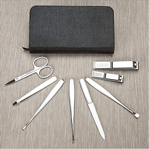 XIANGGUI 1983 Clipper de uñas Manicura, pedicura Kit Nail Clipper Set 8pcs Hombres de Acero Inoxidable Profesional y… - Imagen 3