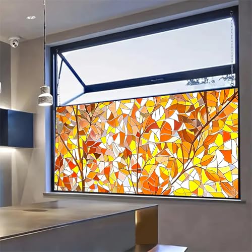 Película decorativa para ventana con efecto vitral 39.3×17.7 pulgadas miniatura 2