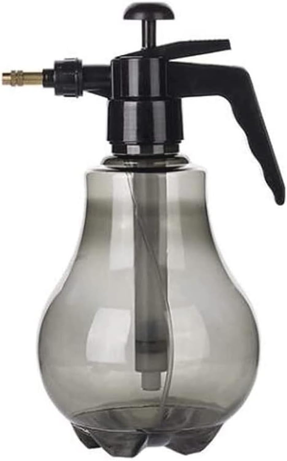 WOMGKDA Portable Garden Spray Bottle Pressure Plant Watering Can Houseplant Irrigation Kettle Sprinkling Can Bottle Sprayer for Bonsai Flowers Grey Adjustable Nozzle Wa, Grey, 28cm