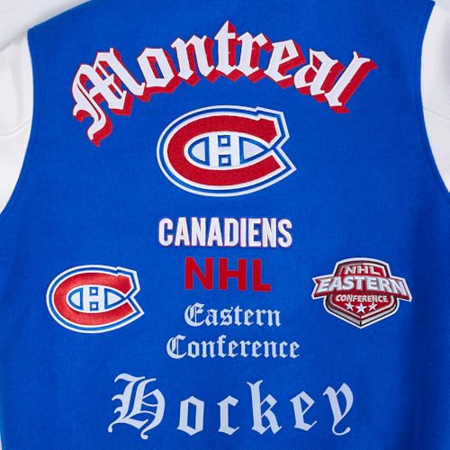 Image of Pro Standard Mens NHL Old English Varsity Jacket