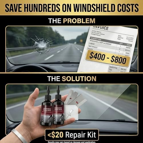 HIHBI New 2Pack Windshield Repair Kit, 5Min Quick-Repair Nano Glass Repair Fluid. Suitable for Repairing car Windows, Rearview Mirrors and Glass. — view 4