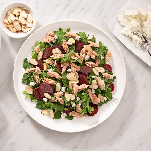Image of StarKist Light Tuna in Water 25% Less Sodium Pouch (2.6 oz - 1 Pack) Ready to Eat, Wild Caught, High Protein Shelf Stable Seafood, Gluten Free, Soy Free, No Draining for Salads and Sandwiches