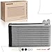 A-Premium A/C Evaporator Core Compatible with Land Rover LR4 2010-2016, LR3 2005-2009, Rear Side
