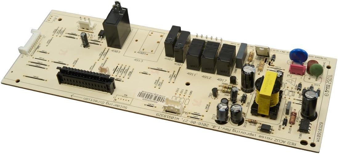Whirlpool W11182110 Genuine OEM Microwave Electronic Control Board Replacement Part - Replaces W11120610 and W11122075