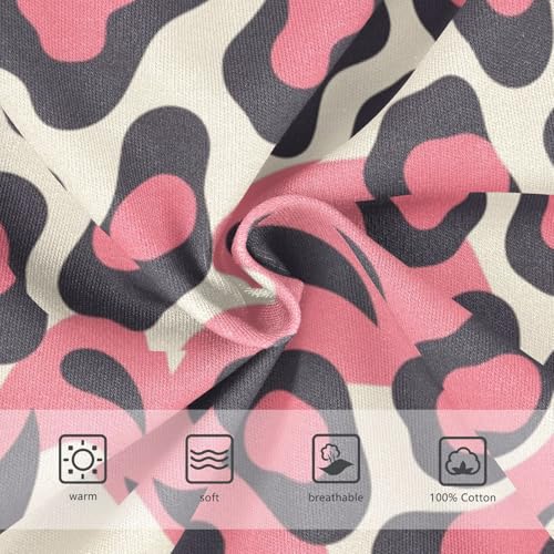 KLL Leopard Pattern Pink Black Hawaiian Boys Toddler Comfort Briefs Cute Children Panties3