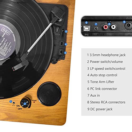 VQSLY Lecteur Vinyles, Platine Vinyle Bluetooth à Encodeur Numérique Portabl Bluetooth avec Haut-parleurs Stéréo… - Les Beatles, Paul McCartney, John Lennon, RIngo Starr, George Harrison VQSLY Lecteur Vinyles, Platine Vinyle Bluetooth à Encodeur Numérique Portabl Bluetooth avec Haut-parleurs Stéréo… – Image 3