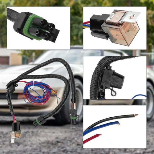 Image of Electric Headlight Headlamp Motor - Front Left and Right 914015 Compatible with Chevrolet Corvette C3 1968-1982 4-Pins