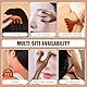 3 Stück Massage Kamm Holz, Meridian Massage Kamm, Ergonomisches Design, Klein und Tragbar, Stress Abbauen, Kopf/Gesichts/Nacken/Körpermassagegerät