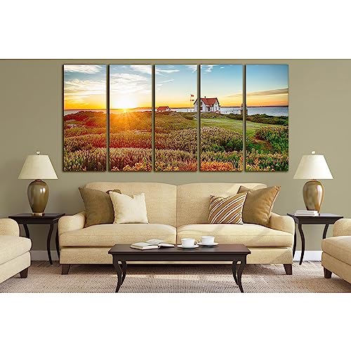 Impression sur toile ZELLART American Home Sunrise 180x90cm tableau prêt à accrocher