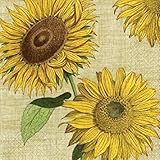 Cocktail Napkins Party Supplies Entertaining Garden Party Wedding Birthday Party Sunflowers Pk 40