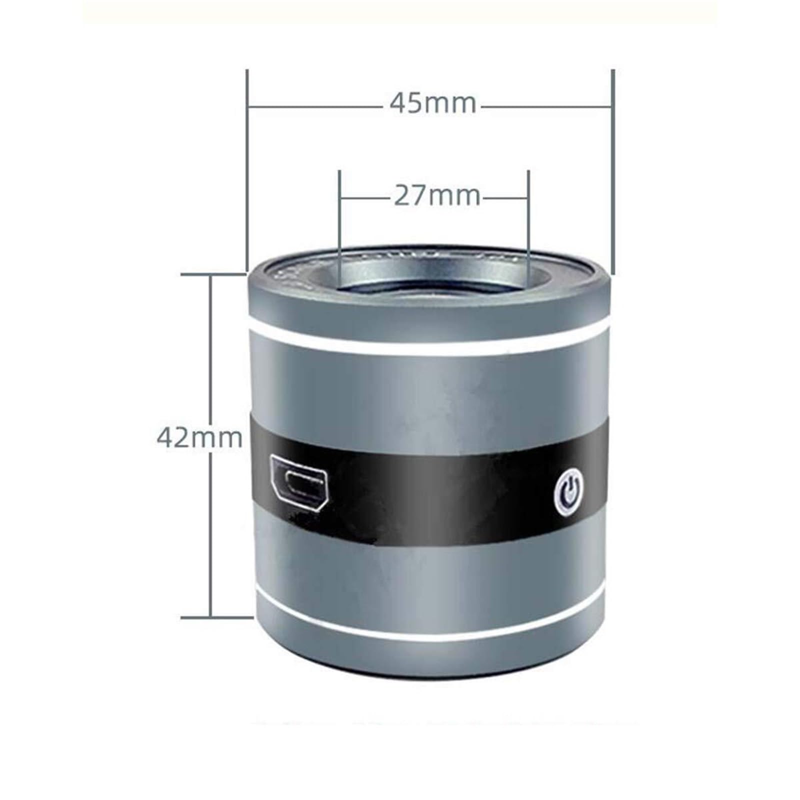 Lupa de Mano con luz LED 10X, Lupa de Pantalla USB de Bolsillo for Personas Mayores, Estudiantes, Lectura, Monedas, Joyas o exploración, Regalo for Personas Mayores, pasatiempo, Viajes.