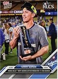 2024 Topps Now Baseball #862 Tommy Edman Los Angeles Dodgers NLCS MVP Award Official MLB Trading Card (Stock Photo shown, card in Near Mint to Mint Condition)