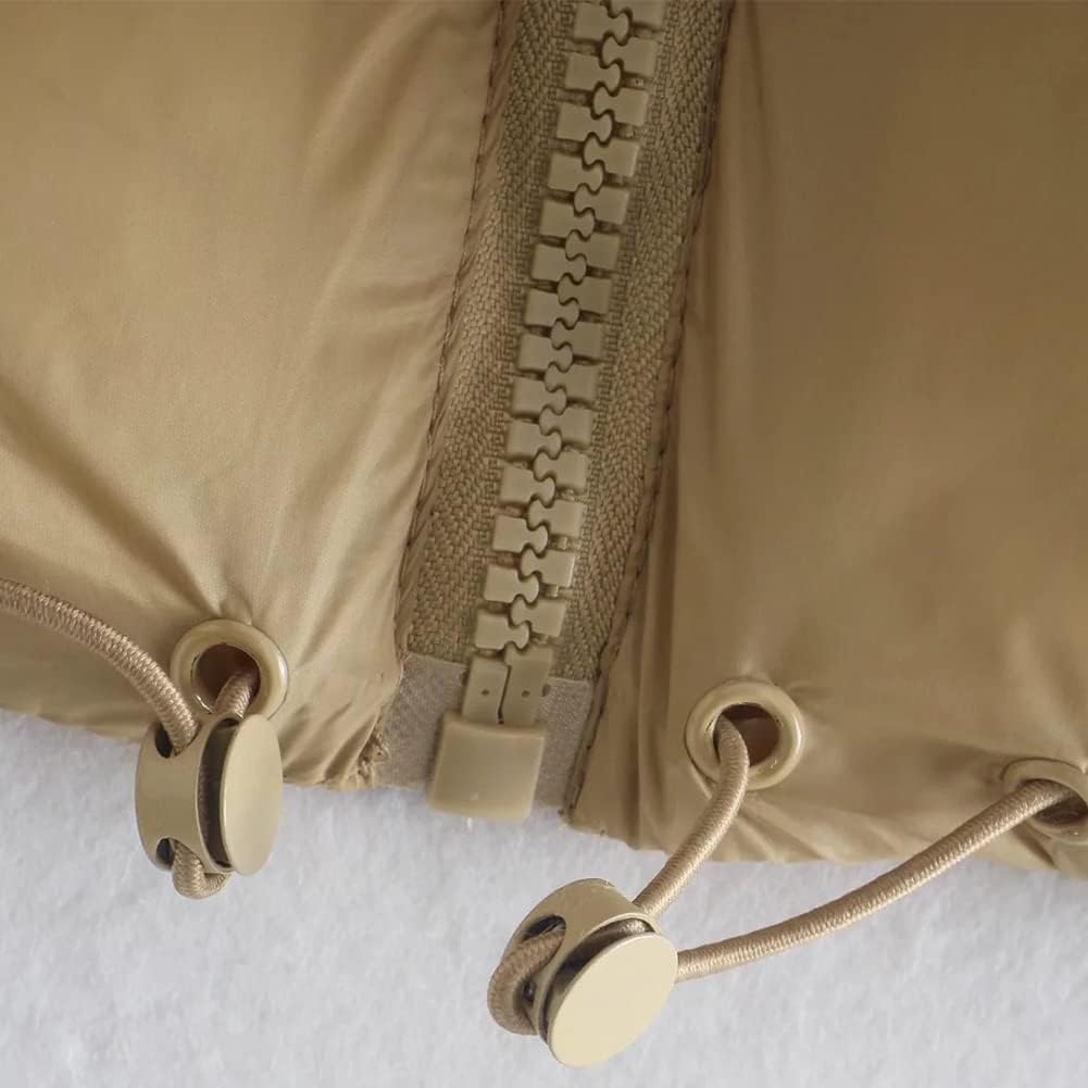 KEOMUD Women's Winter Crop Vest Lightweight Sleeveless Warm Outerwear Puffer Vest Padded Gilet - Image 6