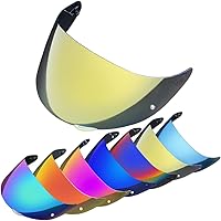 Vista 12 de KMAN Protector solar para casco de motocicleta K1 K1S K3SV K5 K5S lente capacetes lente Cascos accesorios (Revo Deep Blue)