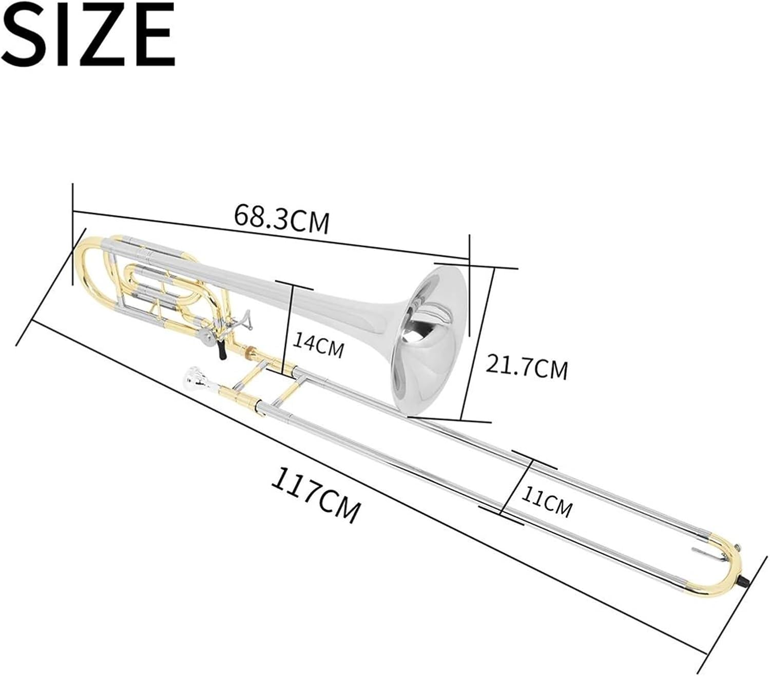 初心者用トロンボーン プロフェッショナル ブラス テナートロンボーン