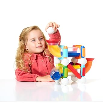 SmartMax Mega Ball Run STEM Magnetic Discovery Building and Ball Run Set Featuring Safe, Extra-Strong, Oversized Building Pieces for Ages 3+