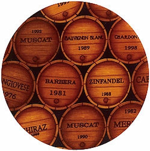 Andrea's Silicone - 8" Non-Slip Trivet - Wine Barrel