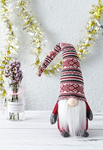image for Funoasis Holiday Gnome Handmade Swedish Tomte, Christmas Elf Decoratio
