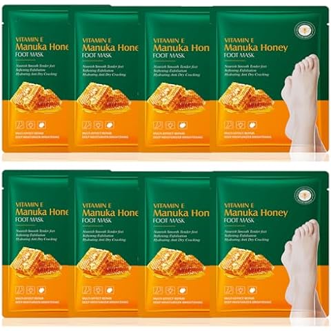 ASMAYSA Honey Foot Peel Mask 8 Pack Cover