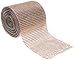 Diamond Rhinestone Mesh Ribbon Supreme Quality Sparkling Bling Wrap Ribbon Bulk DIY Roll for Arts Crafts Party Decorations, Champagne, 4.75" x 10 Yards, 24 Row, 1 Roll