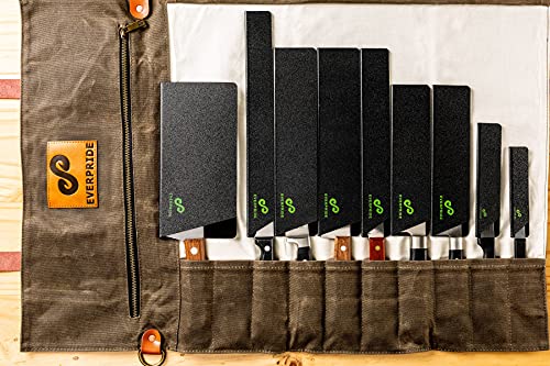 Everpride 9-Piece Knife Guard Set, Universal Blade Cover Sheaths For Chef And Kitchen Knives – Durable Knife Edge Guards Include Multiple Sizes To Protect Your Full Set Of Knives - Knives Not Included #TOP4