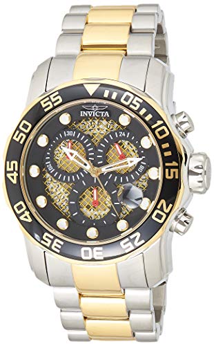 Invicta Men's 19839SYB Pro Diver Swiss Quartz Two-Tone Stainless Steel Watch